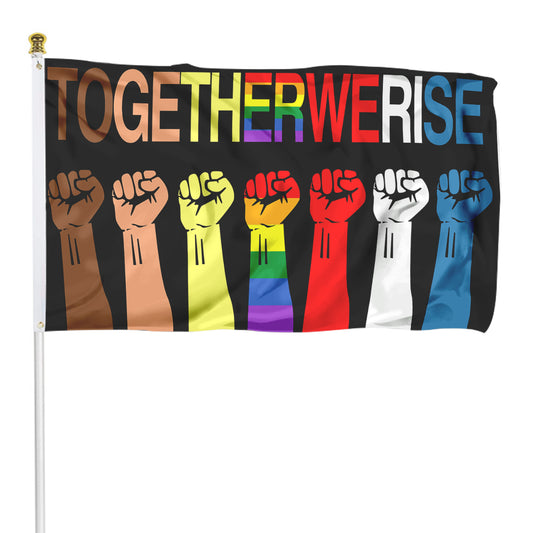 Fyon Together We Rise Protest flag Indoor and outdoor banner