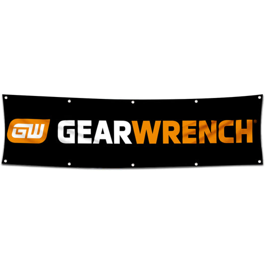 Fyon Tools Garage Shop Decor Banner Works for Gearwrench Flag 2x8 Feet