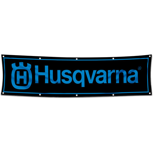 Fyon Tools Garage Shop Decor Banner Works for Husqvarna Flag 2x8 Feet