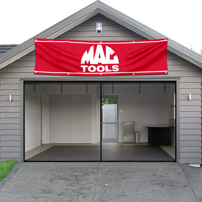 Fyon Tools Garage Shop Decor Banner Works for MAC Flag 2x8 Feet