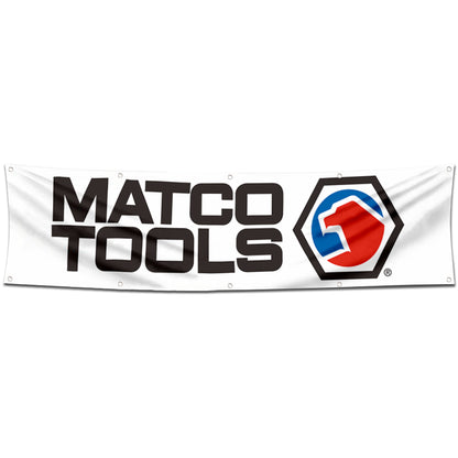 Fyon Tools Garage Shop Decor Banner Works for Matco Flag  2x8 Feet