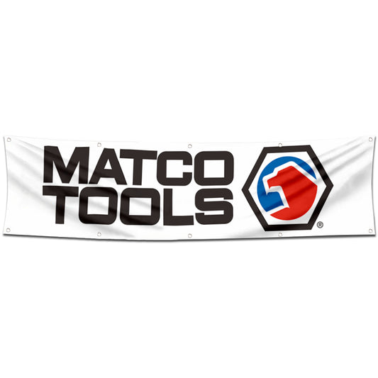 Fyon Tools Garage Shop Decor Banner Works for Matco Flag  2x8 Feet