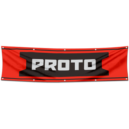 Fyon Tools Garage Shop Decor Banner Works for Proto Flag 2x8 Feet