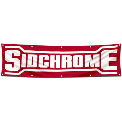 Fyon Tools Garage Shop Decor Banner Works for Sidchrome Flag 2x8 Feet