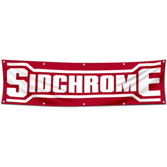 Fyon Tools Garage Shop Decor Banner Works for Sidchrome Flag 2x8 Feet