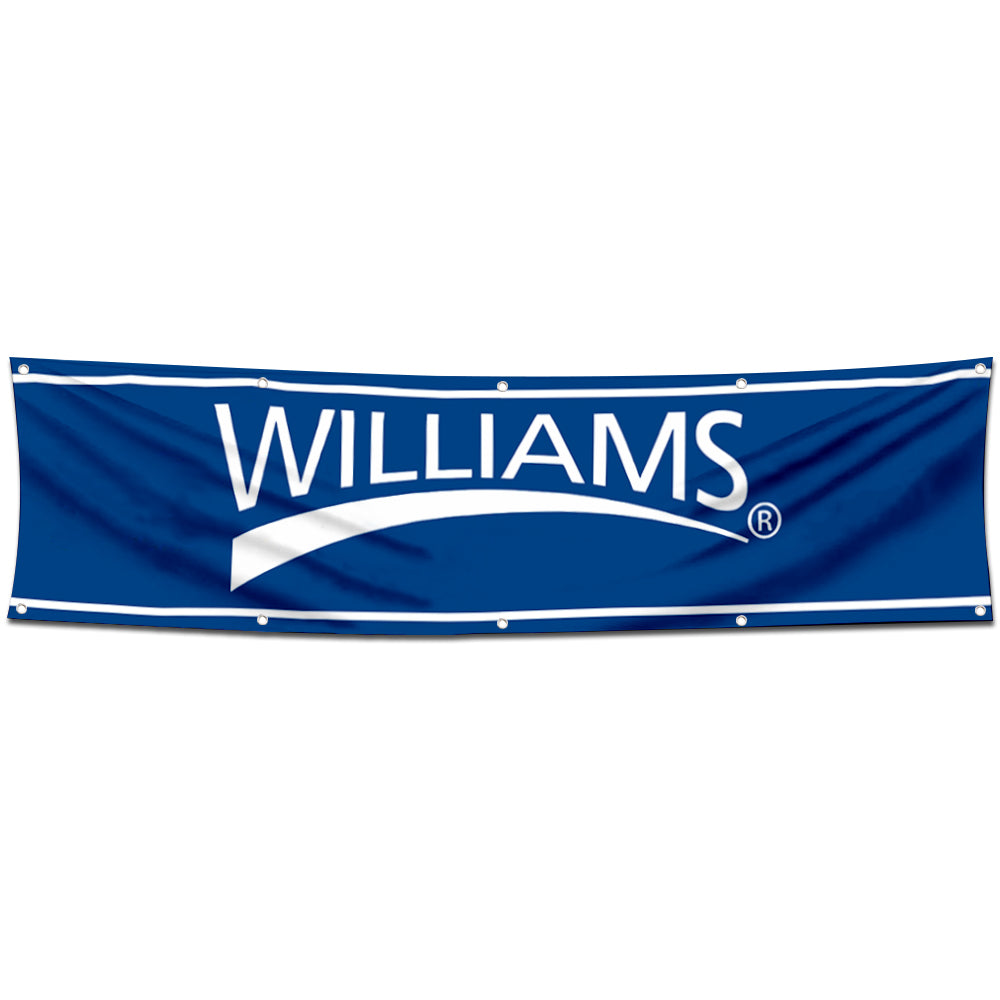 Fyon Tools Garage Shop Decor Banner Works for Williams on Flag 2x8 Feet