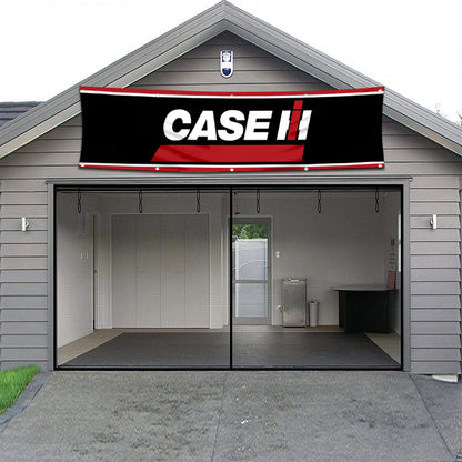 Fyon Tractor Garage Shop Decor Banner Works for Case IH Flag 2x8 Feet