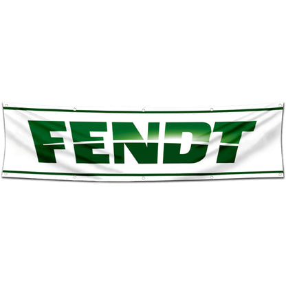 Fyon Tractors Garage Shop Decor Banner Works for Fendt Flag 2x8 Feet