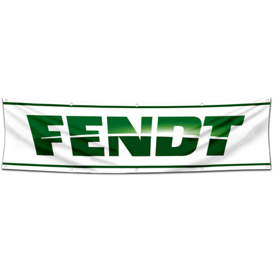 Fyon Tractors Garage Shop Decor Banner Works for Fendt Flag 2x8 Feet