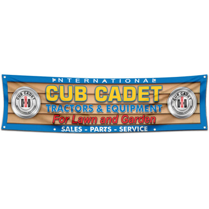 Fyon Tractors Garage Shop Decor Banner Works for Intenational Cub Cadet Flag 2x8 Feet