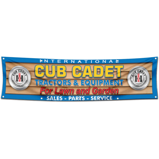 Fyon Tractors Garage Shop Decor Banner Works for Intenational Cub Cadet Flag 2x8 Feet