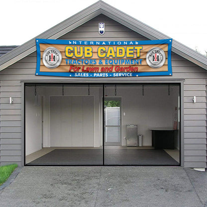 Fyon Tractors Garage Shop Decor Banner Works for Intenational Cub Cadet Flag 2x8 Feet