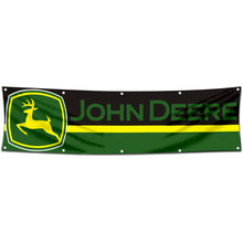 Fyon Tractors Garage Shop Decor Banner Works for John Deere Flag 2x8 Feet