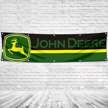 Fyon Tractors Garage Shop Decor Banner Works for John Deere Flag 2x8 Feet