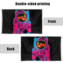 Fyon Trippy rainbow Astronaut Funny Flag  Indoor and outdoor banner