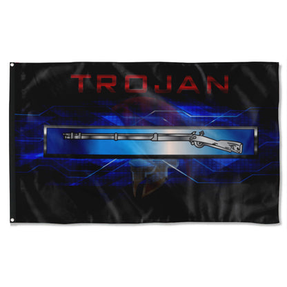 Fyon Trojan Expert Infantrman Badge Flag Indoor and outdoor banner