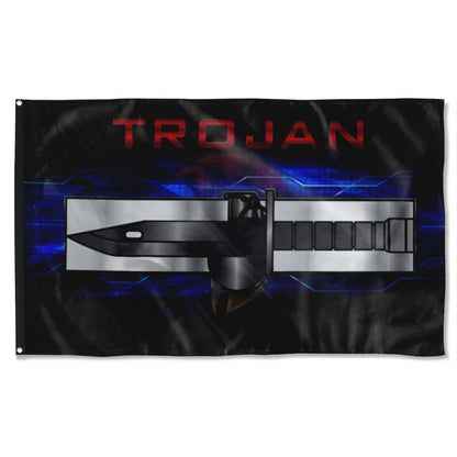 Fyon Trojan Expert Soldier Badge Flag Indoor and outdoor banner
