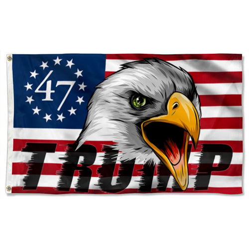 Fyon Trump 47 Star 2024 Eagle Flag Banner