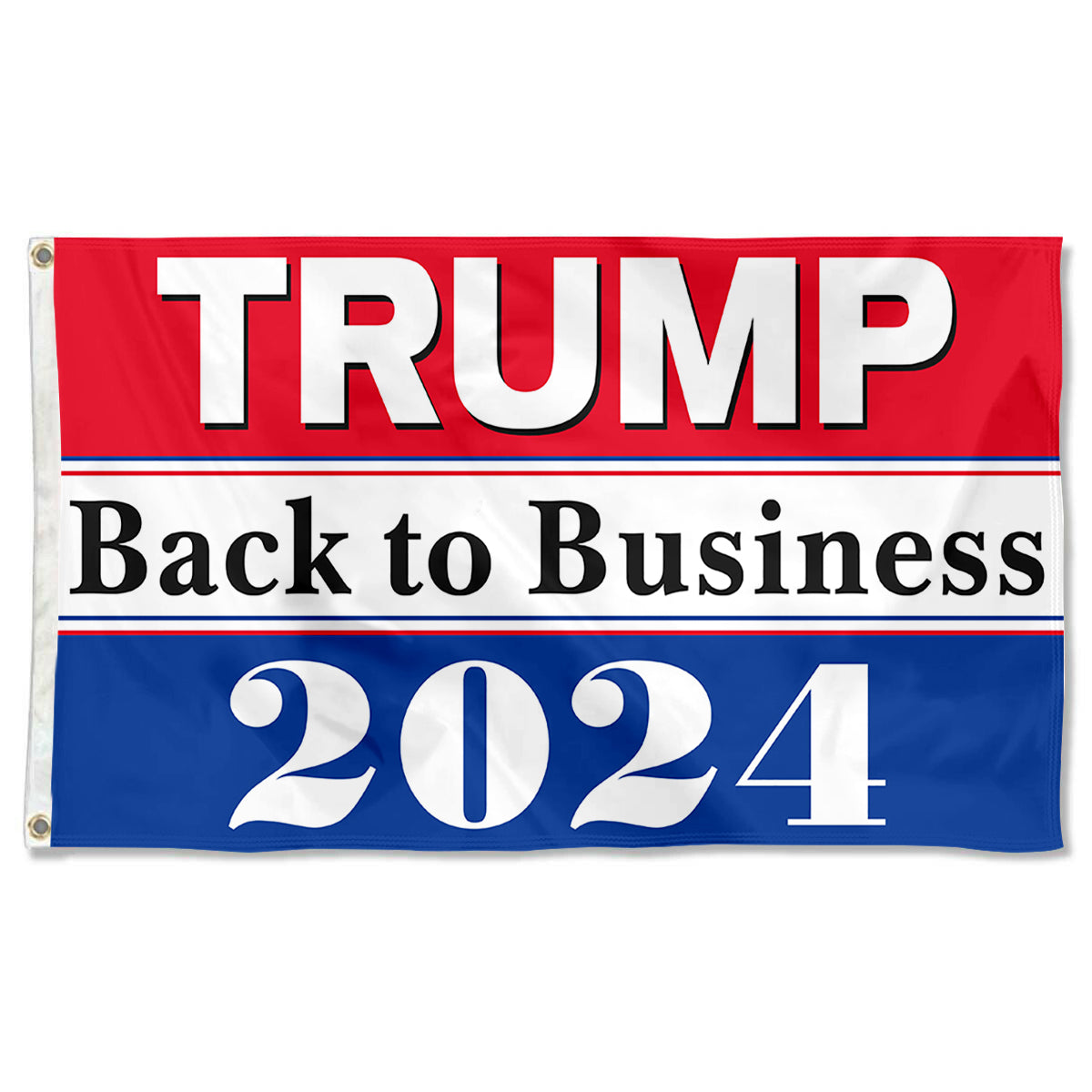Fyon Trump Back to Business Army Flag Banner