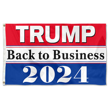 Fyon Trump Back to Business Army Flag Banner