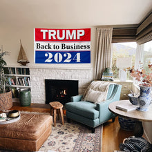 Fyon Trump Back to Business Army Flag Banner