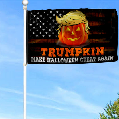 Fyon Trumpkin Make Halloween Great Again Halloween Flag Indoor and outdoor banner