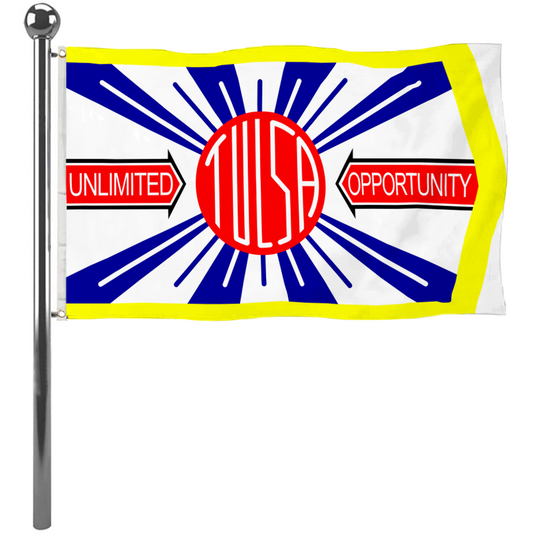Fyon Tulsa, Oklahoma flag(1924–1941) banner