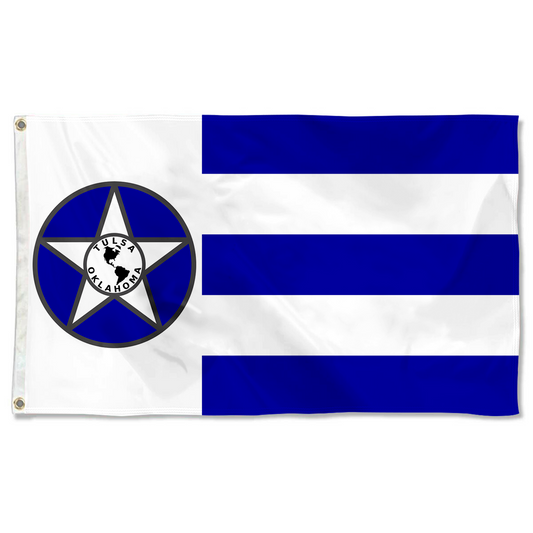 Fyon Tulsa, Oklahoma flag(1941–1973) banner