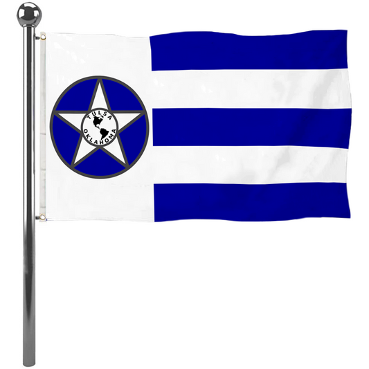 Fyon Tulsa, Oklahoma flag(1941–1973) banner