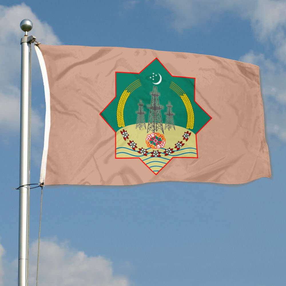 Fyon Turkmenabad, Turkmenistan Flag Indoor and outdoor banner