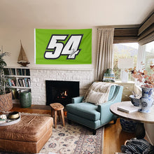 Fyon Ty Gibbs #54 Racing Car Flag Indoor and Outdoor Banner