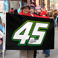 Fyon Tyler Reddick #45 Racing Car Flag Indoor and Outdoor Banner