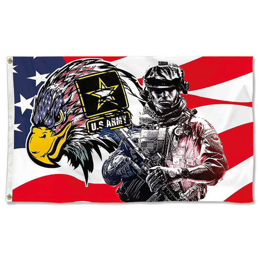 Fyon U.S. Army American Flag Indoor and outdoor banner