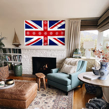 Fyon UK Flag Merry Christmas UK Flag 41350  Indoor and outdoor banner