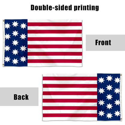 Fyon US 13 Star John Shaw Flag Banner