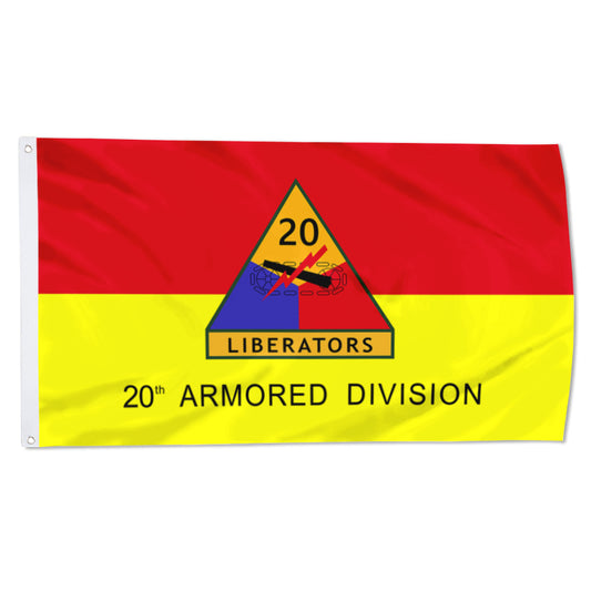 Fyon US Army 20th Armored Division Liberators Flag Banner