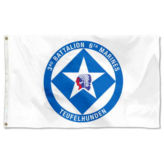 Fyon USMC 3rd Battalion 6th Marines Flag Banner