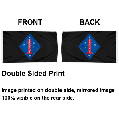Fyon USMC US Marine Corps 1st Marine Division Flag Indoor and outdoor banner 2240819