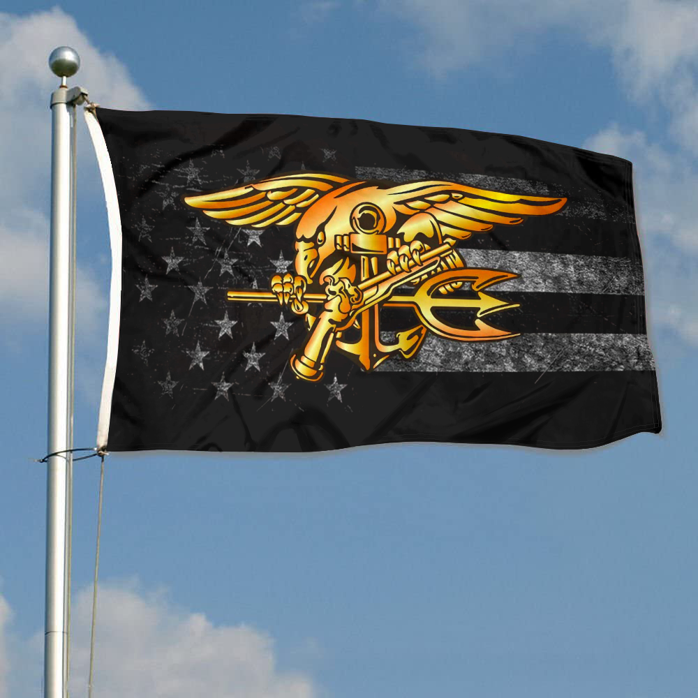 Fyon US Navy Trident Seal Flag Indoor and outdoor banner 2240816