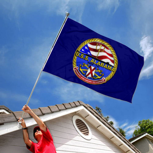 Fyon Uss Alabama(SSBN-731) Flag Indoor and outdoor banner