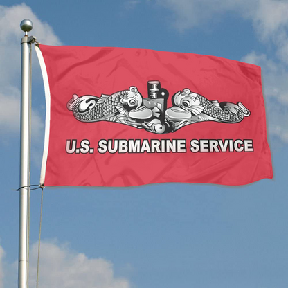 Fyon US Submarine Service Dolphins Flag Indoor and outdoor banner 2240818