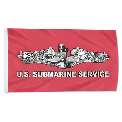 Fyon US Submarine Service Dolphins Flag Indoor and outdoor banner 2240818