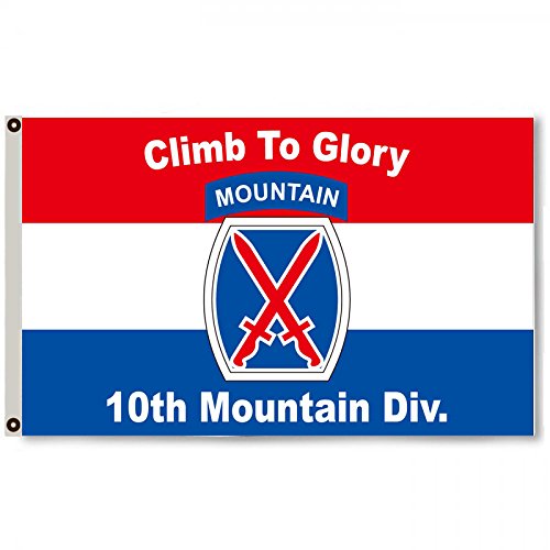US Army 10th Mountain Division Flag Banner Man Cave