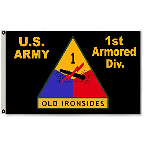 US Army 1st Armored Flag Banner Man Cave
