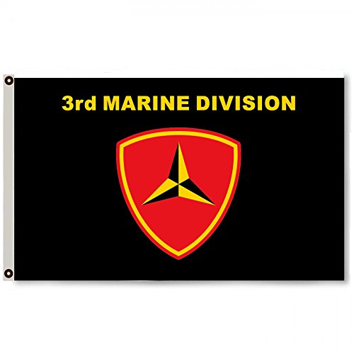 US Marine Corps 3rd Marine Division Flag Banner Man Cave