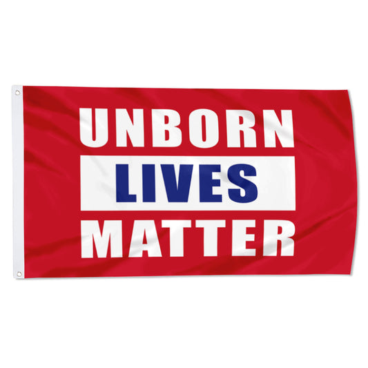 Fyon Unborn Lives Matter Flag  Indoor and Outdoor Banner