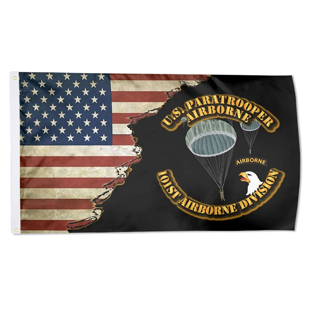 Fyon Us Paratrooper 101st Airborne Division Flag Indoor and outdoor banner 2241114