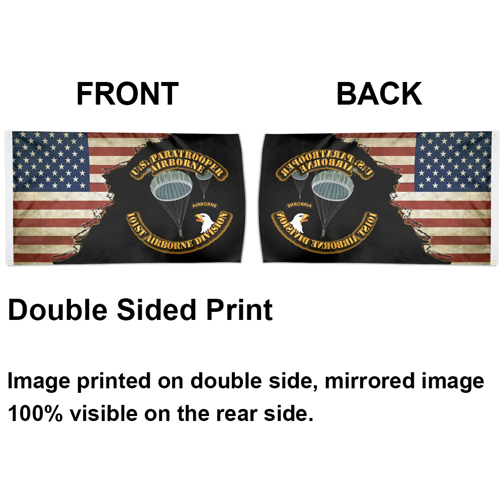 Fyon Us Paratrooper 101st Airborne Division Flag Indoor and outdoor banner 2241114