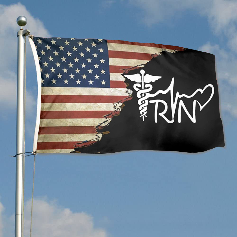 Fyon Us Registered Nurse Rn Flag Indoor and outdoor banner 2241116