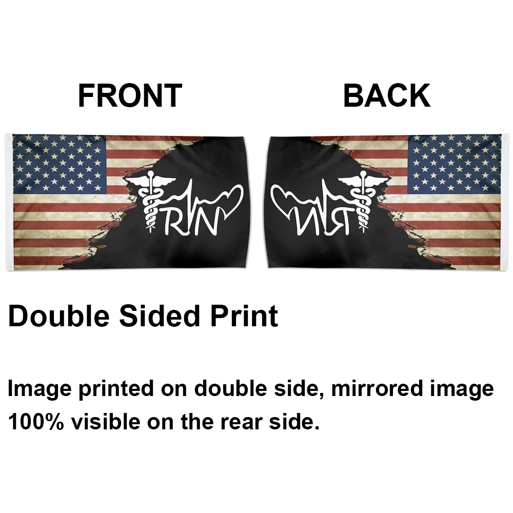 Fyon Us Registered Nurse Rn Flag Indoor and outdoor banner 2241116